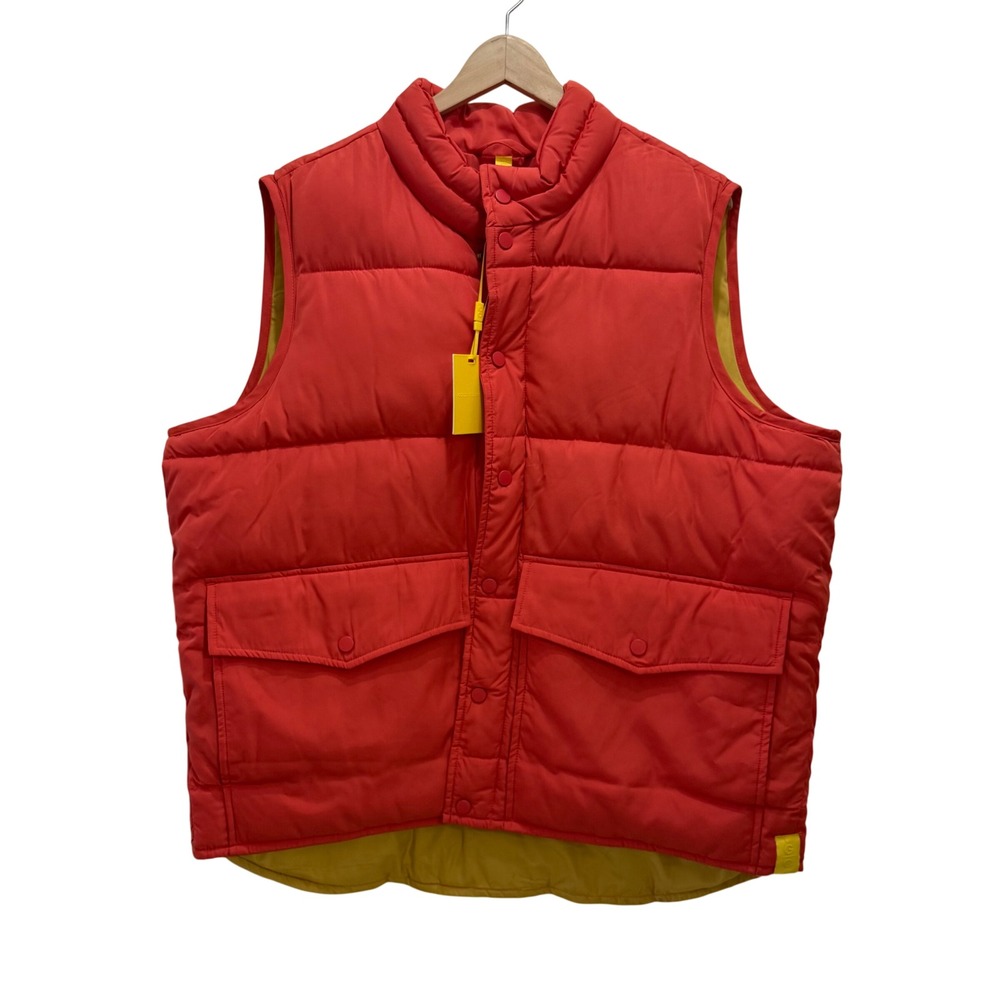 GOOD COUNSEL Kidd Puffer Vest Tart Red Mens Sz XL‎ Full Snap Insulated Outerwear